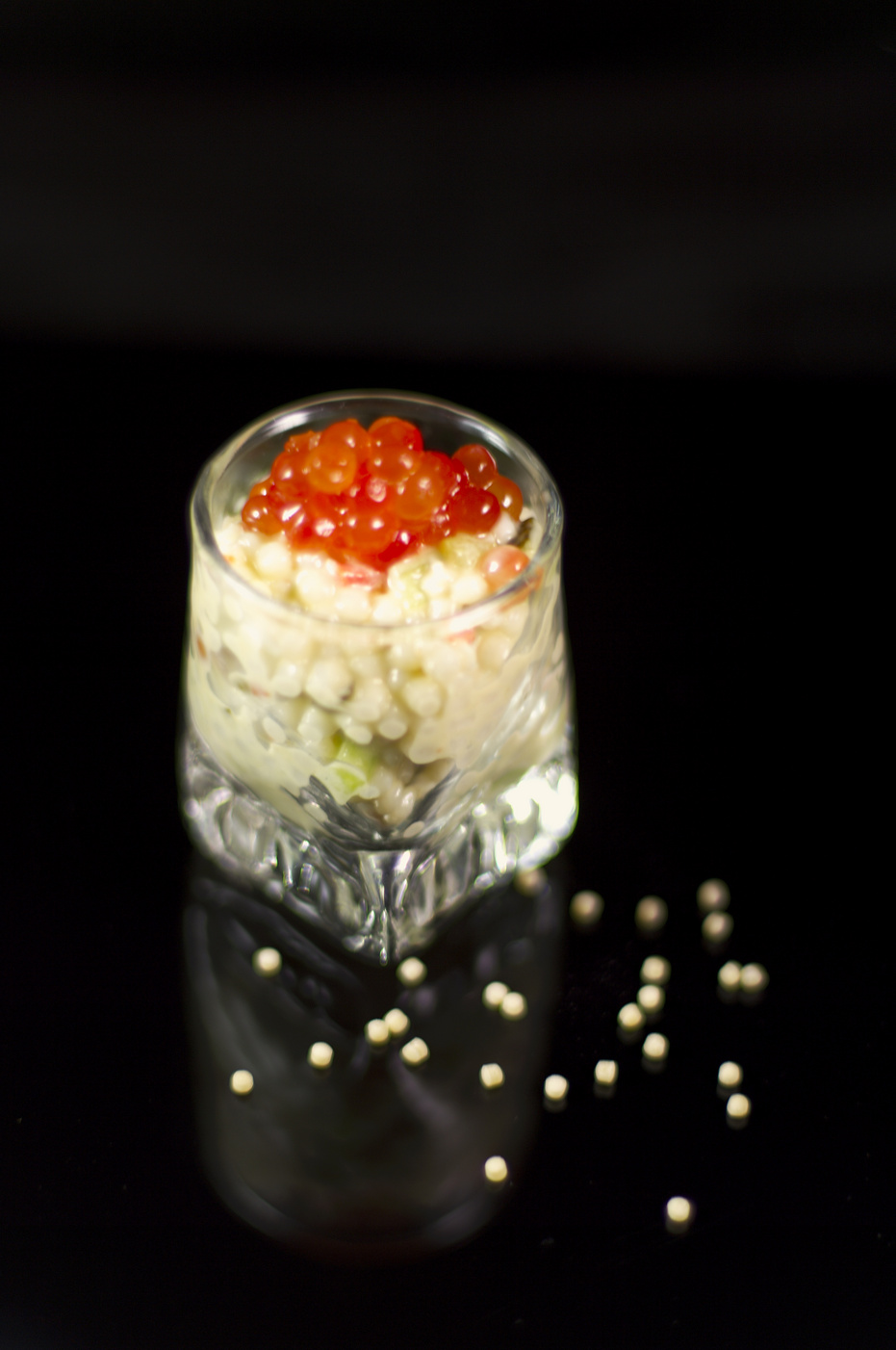 [fr]Salade de pâtes perlées[ru]Салат жемчужных макаронных изделий