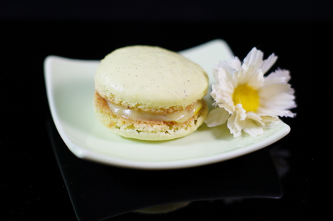 [fr]Macaron à la Crème Catalane[ru]Миндальное печенье в каталонских сливках